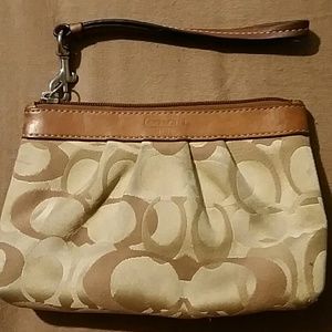 Authentic Coach Wristlet